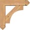 Ekena Millwork Westlake Arts and Crafts Smooth Bracket w/ Offset Brace, Western Red Cedar, 5 1/2"W x 20"D x 20"H BKT0604X20X20WTL03SWR - alternate 3